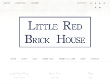 Tablet Screenshot of littleredbrickhouse.com